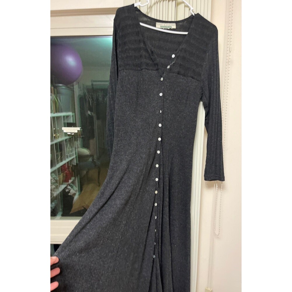 Boston Proper Full length full sleeve cotton dress